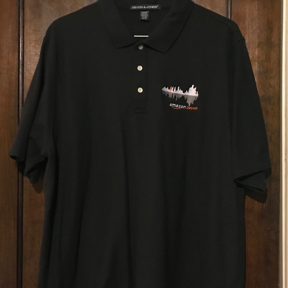 Other - NWOT- Men’s Amazon Detroit Casual Polo Shirt